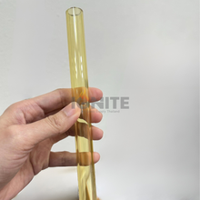 โหลดรูปภาพลงในเครื่องมือใช้ดูของ Gallery SGC-010 หลอดแก้วบอโรซิลิเกตสีเหลืองอ่อน (COE 3.3)