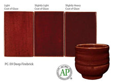 โหลดรูปภาพลงในเครื่องมือใช้ดูของ Gallery น้ำเคลือบ Potter's choice Amaco สี PC-59 Deep Firebrick