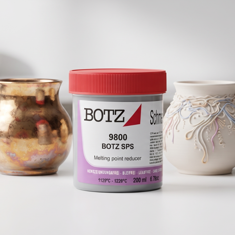 Botz 9800 Melting Point Reducer : ไอเทมลับเปลี่ยนเคลือบไฟสูงให้สวยในเตาไฟต่ำ!