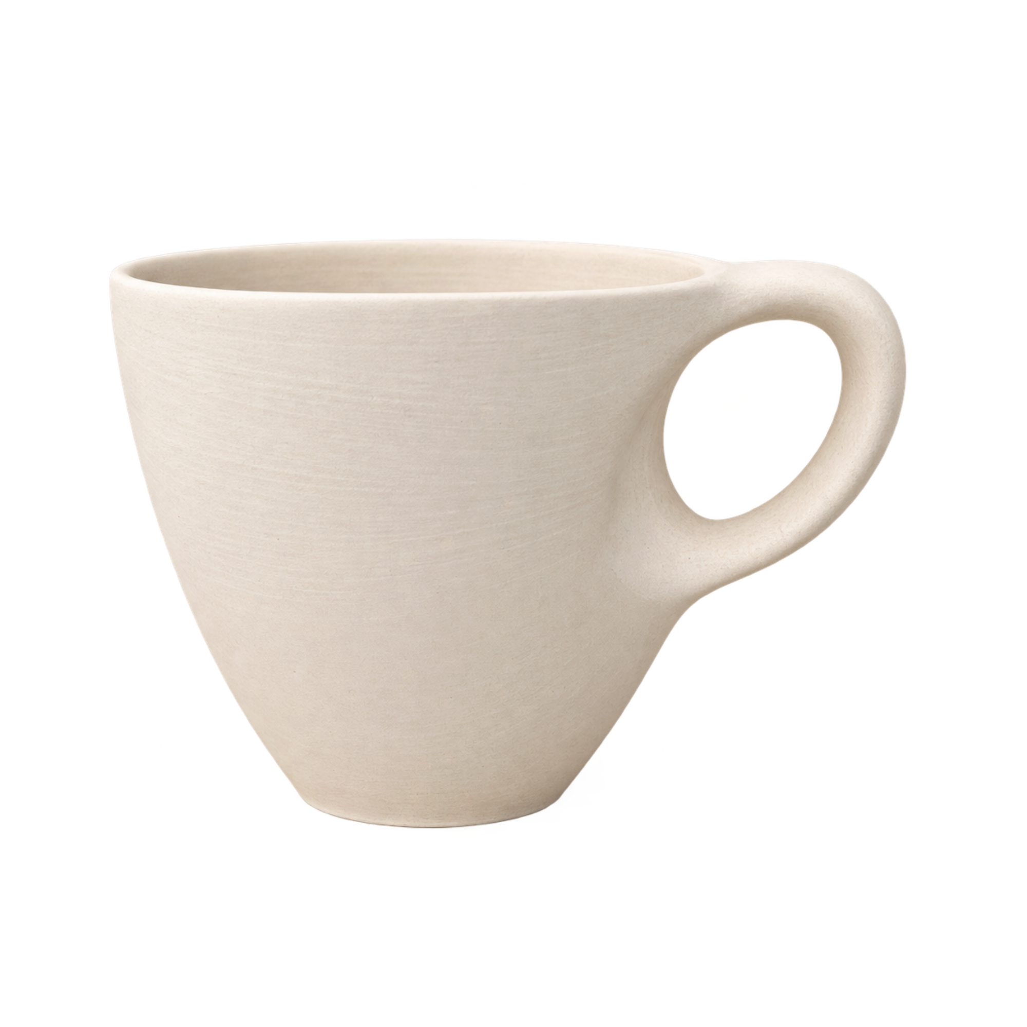 PBQ-427 แก้วกาแฟทรงดอกทิวลิป (หูจับทรงหยดน้ำ)