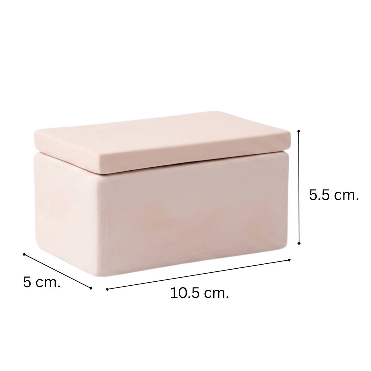  Rectangular box with a lid (10 x 5 x 5.5 cm) 