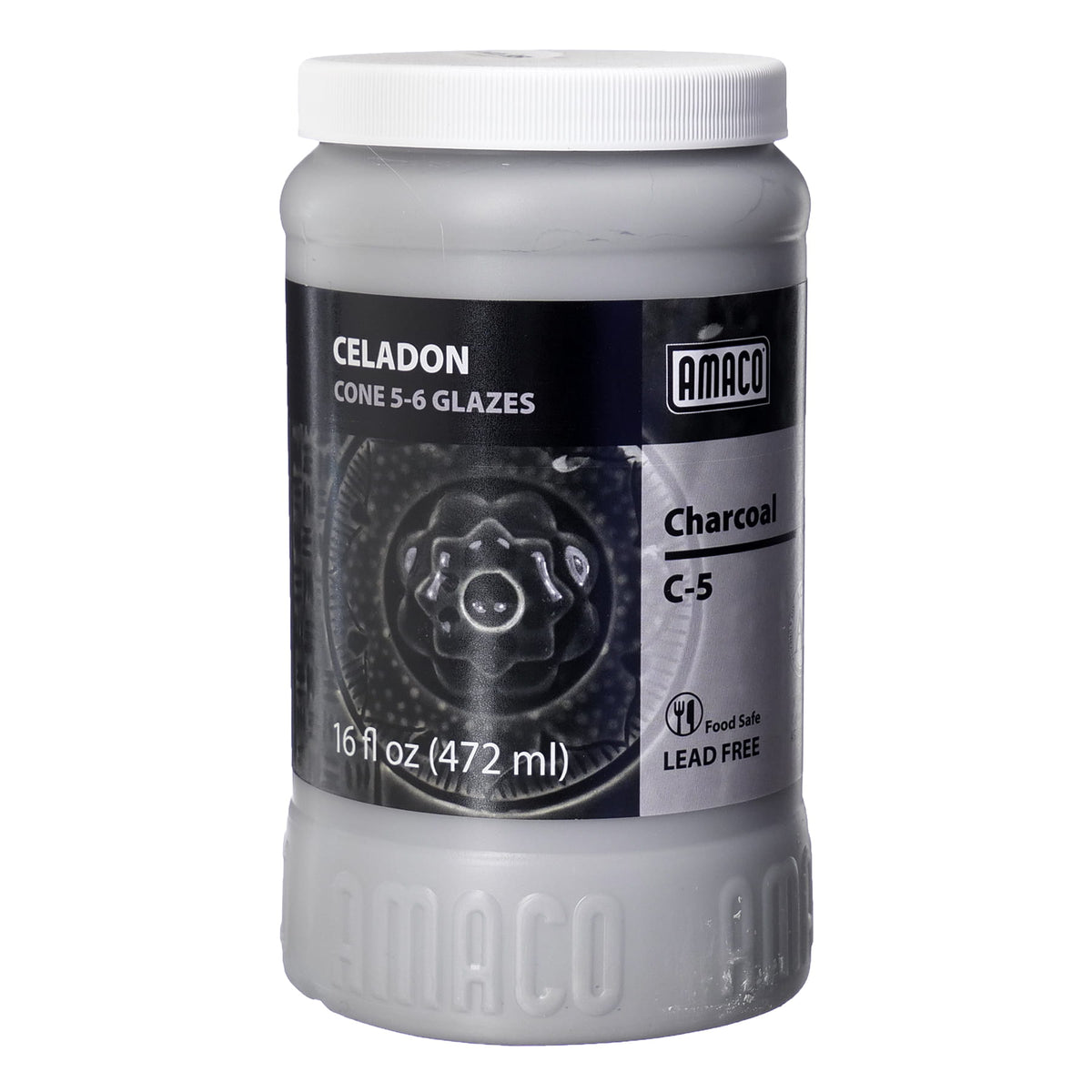 น้ำเคลือบ Amaco  Celadon สี C-5 Charcoal