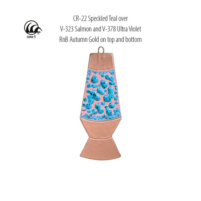 AMACO Crawls CR-22 Speckled Teal