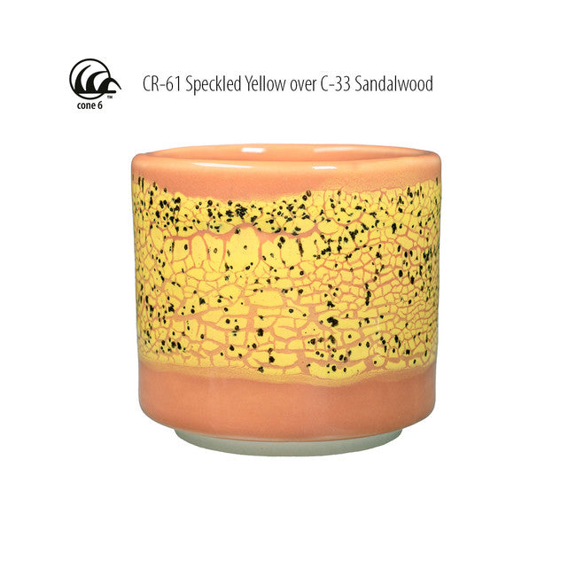 เคลือบ AMACO Crawls CR-61 Speckled Yellow