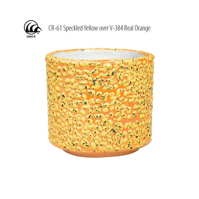 เคลือบ AMACO Crawls CR-61 Speckled Yellow