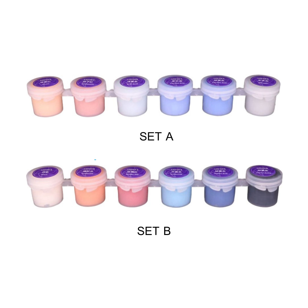 ชุดสีใต้เคลือบ 5 มล. เซ็ตละ 6 สี