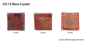 น้ำเคลือบ Amaco Cosmos สี CO-13  Mars Crystal
