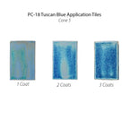 น้ำเคลือบ Amaco Potter's choice สี PC-18 Tuscan Blue