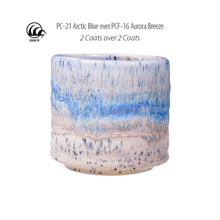 โหลดรูปภาพลงในเครื่องมือใช้ดูของ Gallery น้ำเคลือบ Amaco Potter&#39;s Choice Flux สี PCF-16 Aurora Breeze
