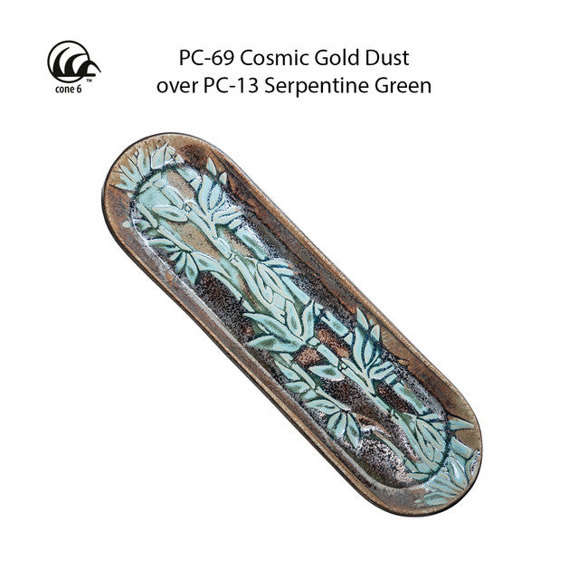 น้ำเคลือบ Potter's choice Amaco สี PC-13 Serpentine Green