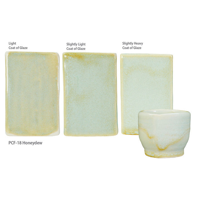 น้ำเคลือบ Amaco Potter's Choice Flux สี PCF-18 Honeydew