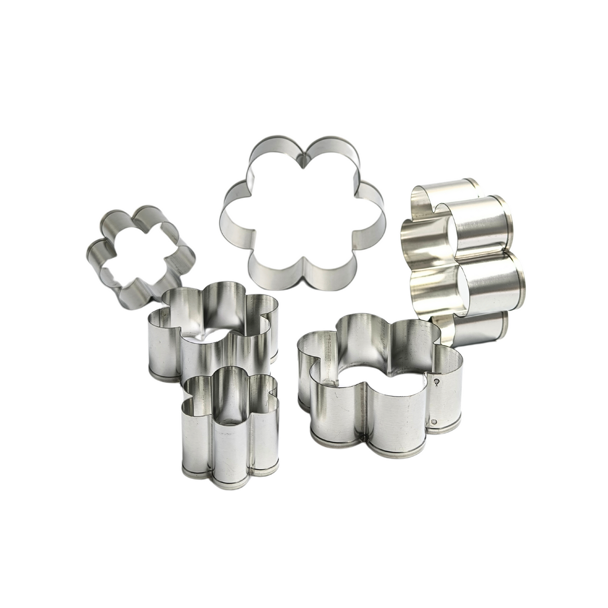 PCS-17 TINPLATE PATTERN CUTTER SETS 6 PCS FLOWER/SET