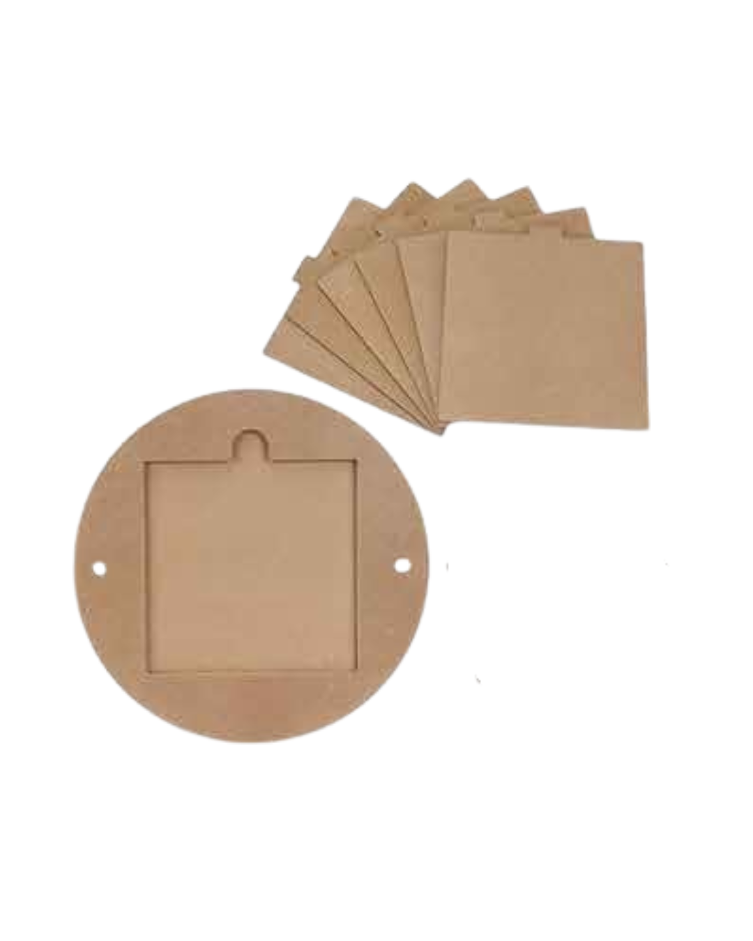 PETC-411 Round wooden plate ⌀35 cm.
