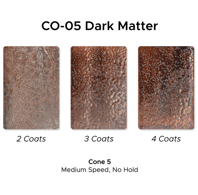 น้ำเคลือบ Amaco Cosmos สี CO-05 Dark Matter