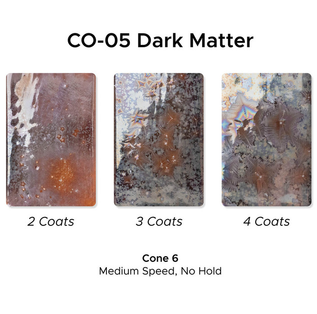 น้ำเคลือบ Amaco Cosmos สี CO-05 Dark Matter
