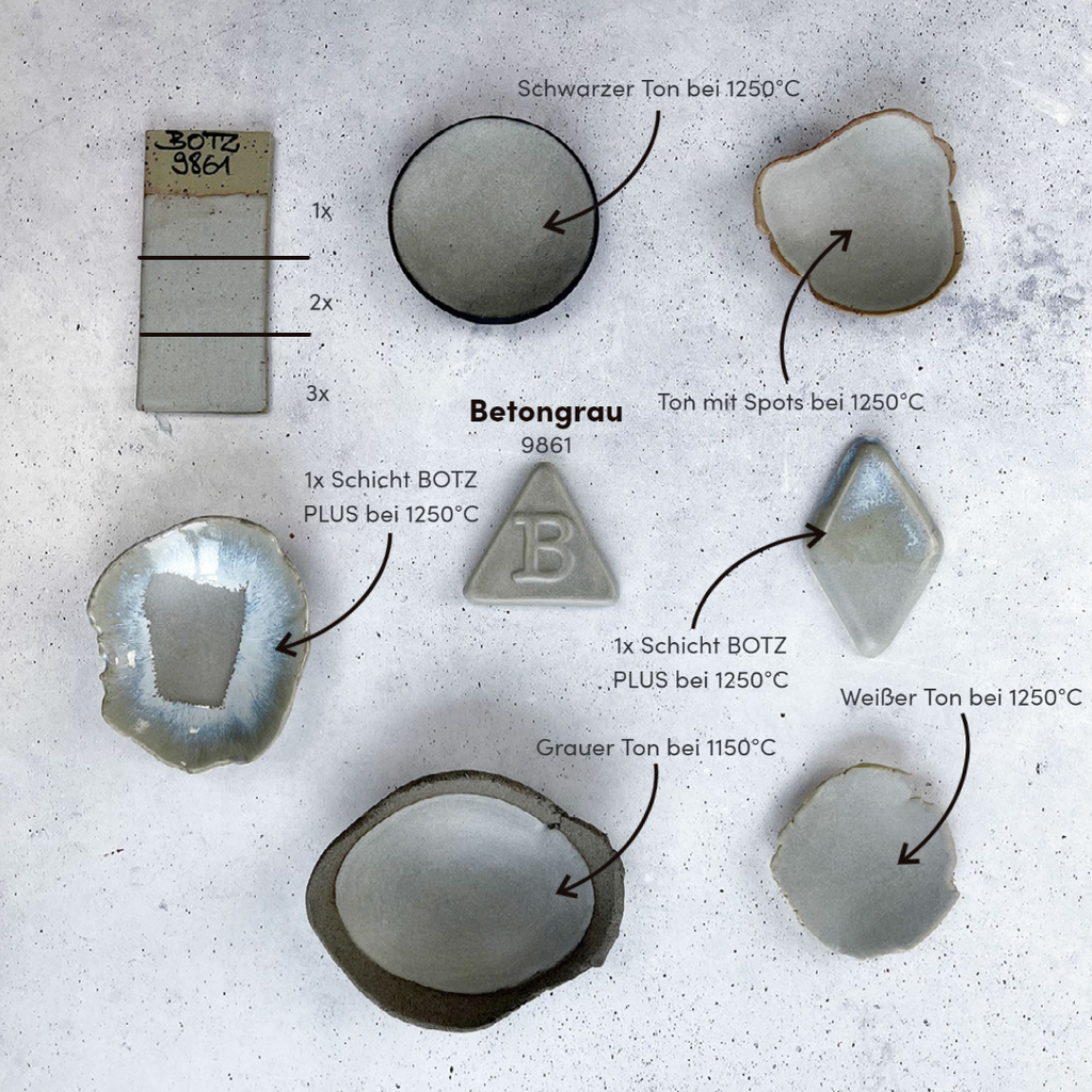 High fired glaze BOTZ "Stoneware" 9868 Glacier