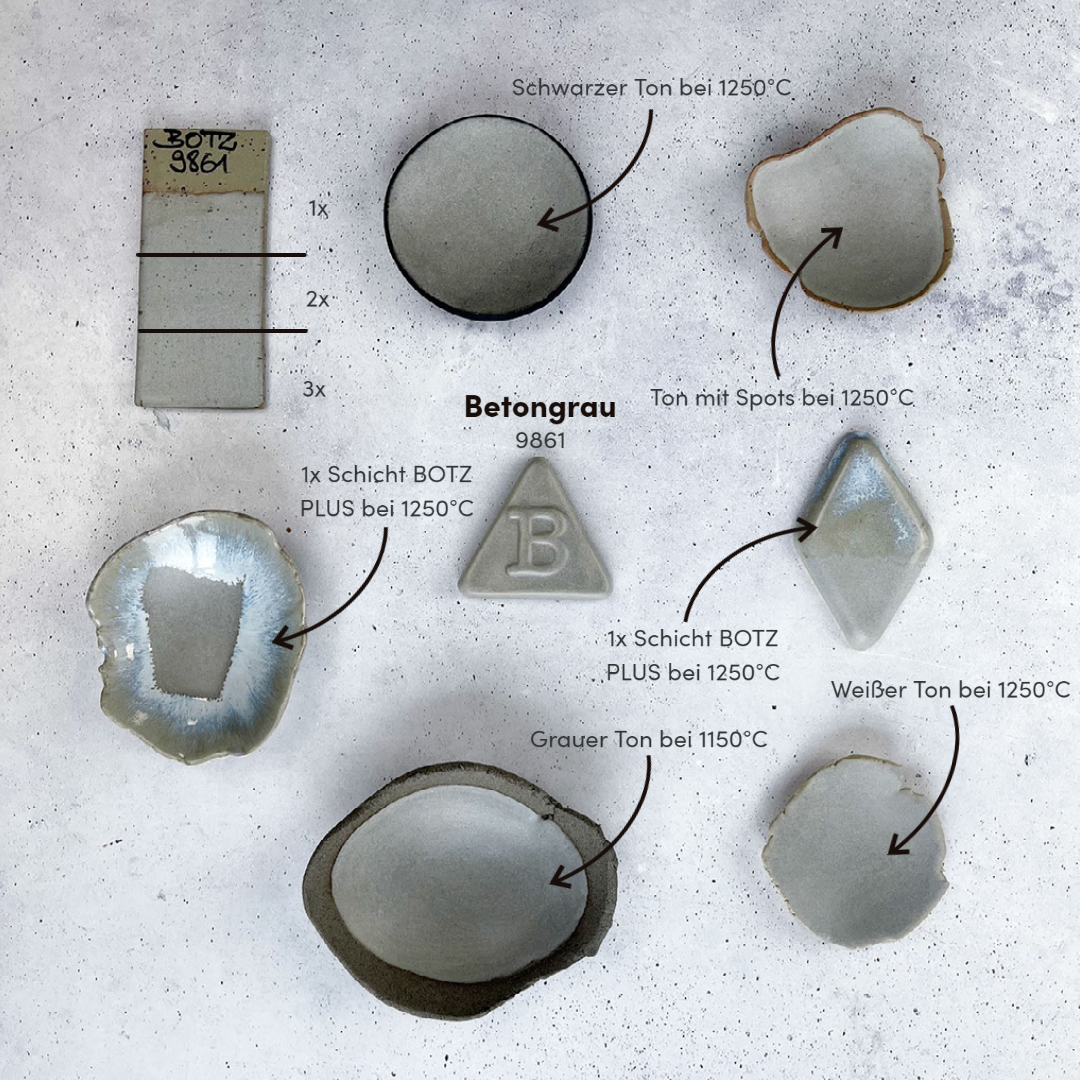 High fired glaze BOTZ "Stoneware" 9868 Glacier
