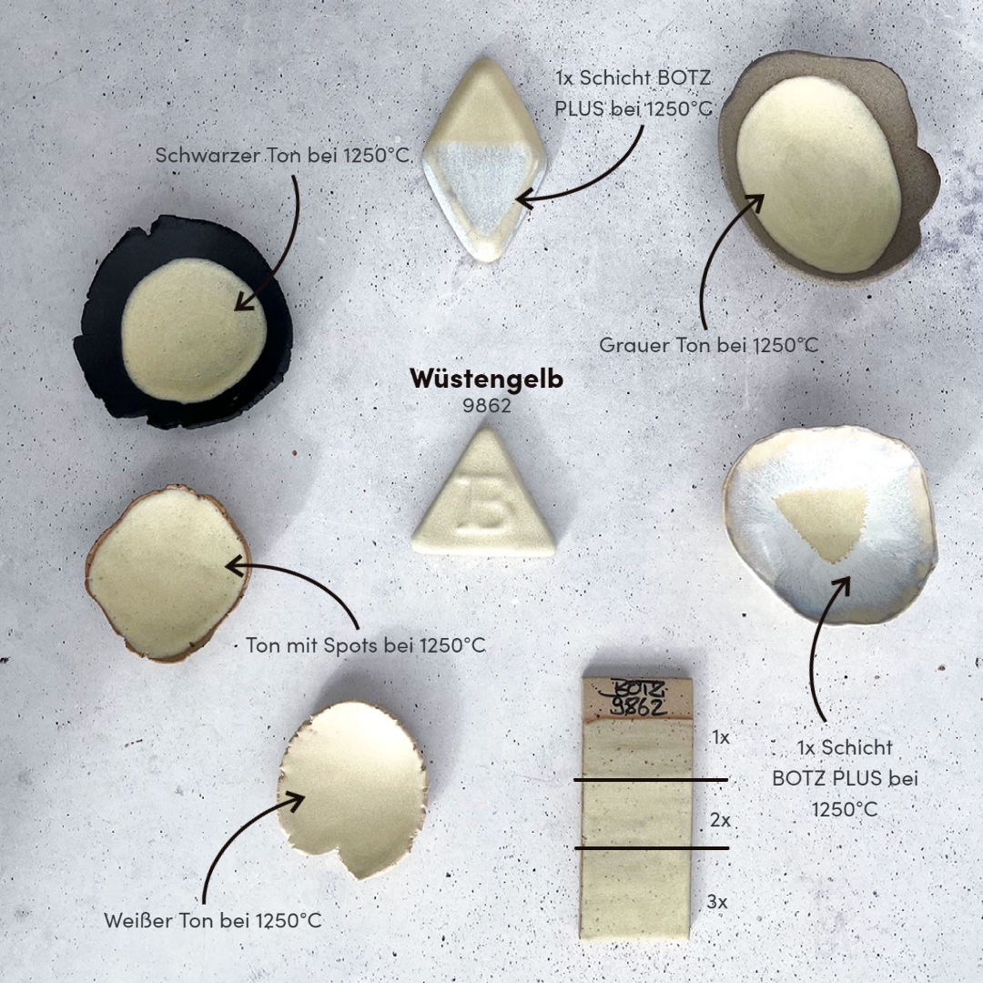 High fired glaze BOTZ "Stoneware" 9868 Glacier