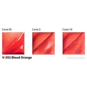 สีใต้เคลือบ Amaco Velvet สี V-392 Blood Orange