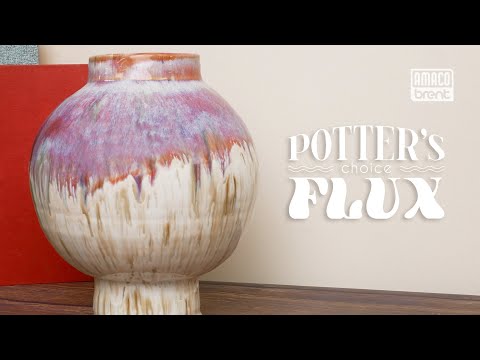 น้ำเคลือบ Amaco Potter's Choice Flux สี PCF-63 Sun Shower