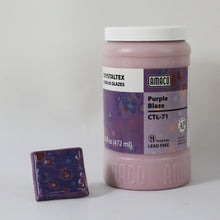 Load image into Gallery viewer, น้ำเคลือบ Crystaltex Amaco สี CTL-71 Purple Blaze
