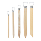 PLP-006 Flat Wire Scraper Set with Teeth (5 Pieces)