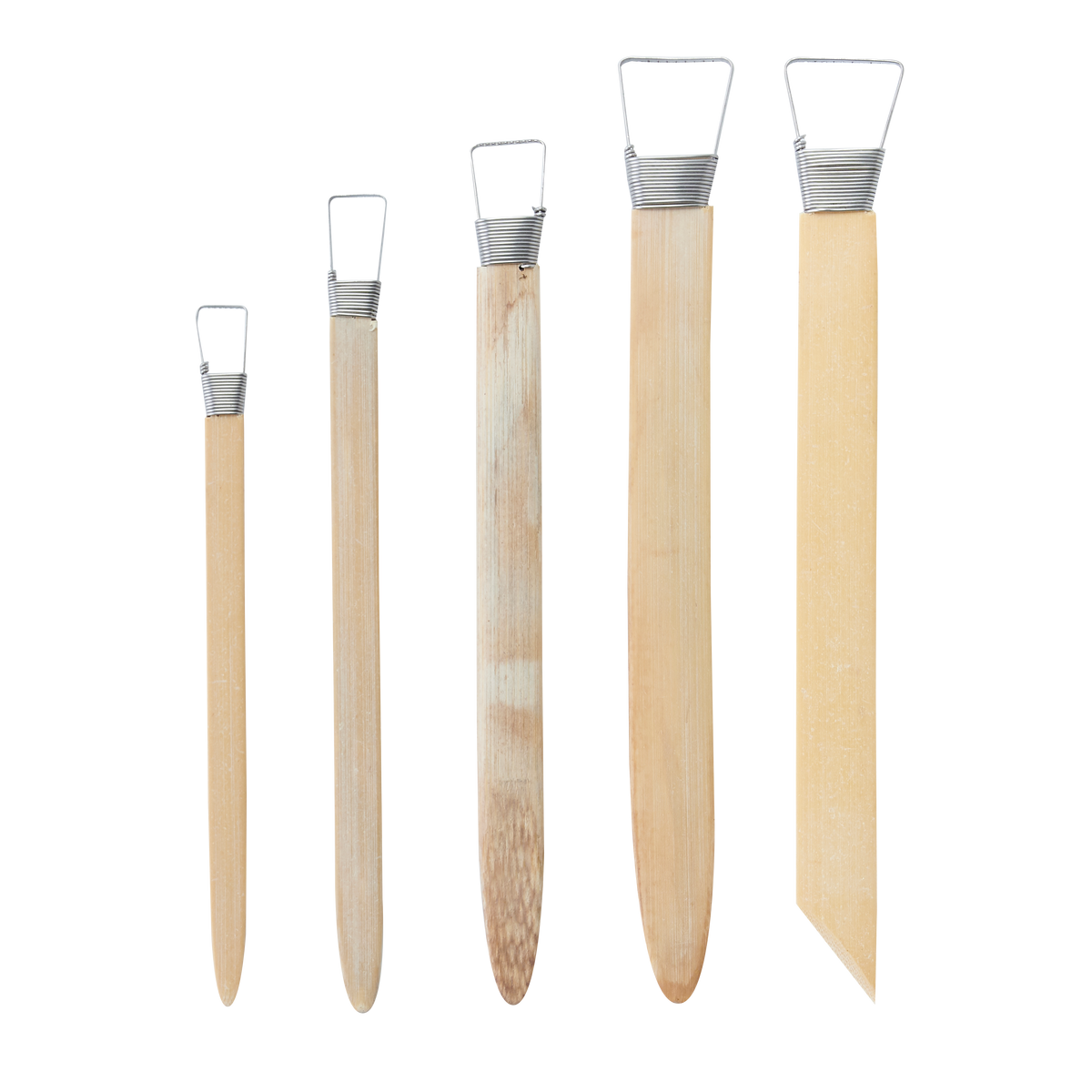 PLP-006 Flat Wire Scraper Set with Teeth (5 Pieces)