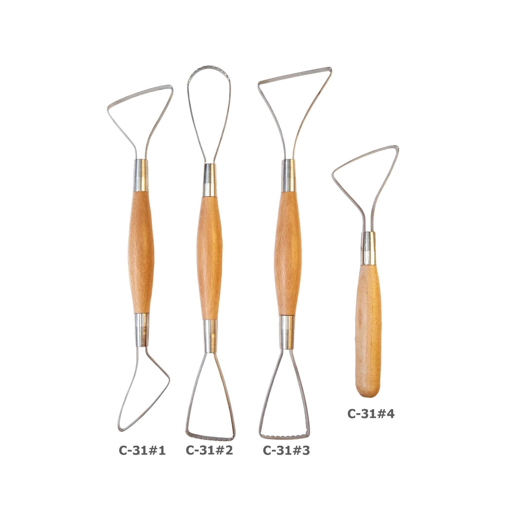 Flat double-headed wire scraper (32 cm)