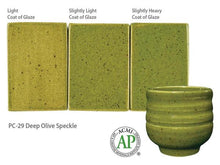 Load image into Gallery viewer, Amaco Potter&#39;s Choice Glaze Deep Olive Speckle
