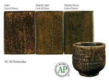 Load image into Gallery viewer, Amaco Potter&#39;s Choice Glaze Pt Temmoku
