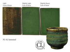 น้ำเคลือบ Potter's choice Amaco สี  PC-42 Seaweed
