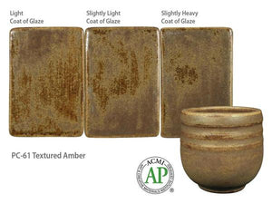 Amaco Potter's Choice Glaze Textured Aumber
