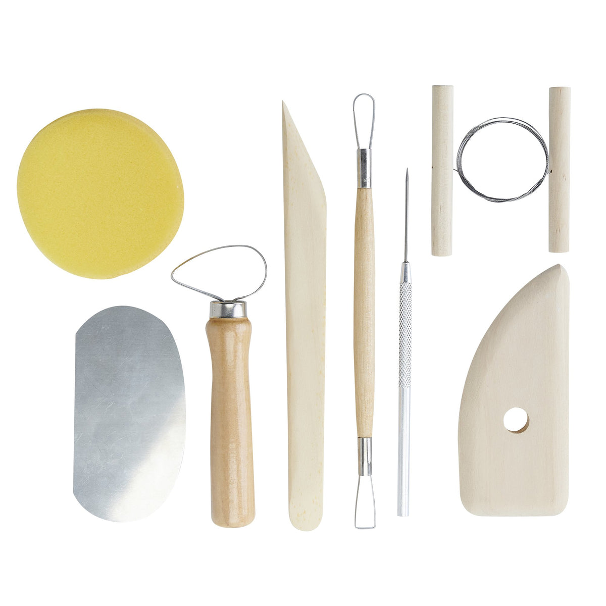 PTK-001 Clay Modeling Tool Set (8 Pieces)